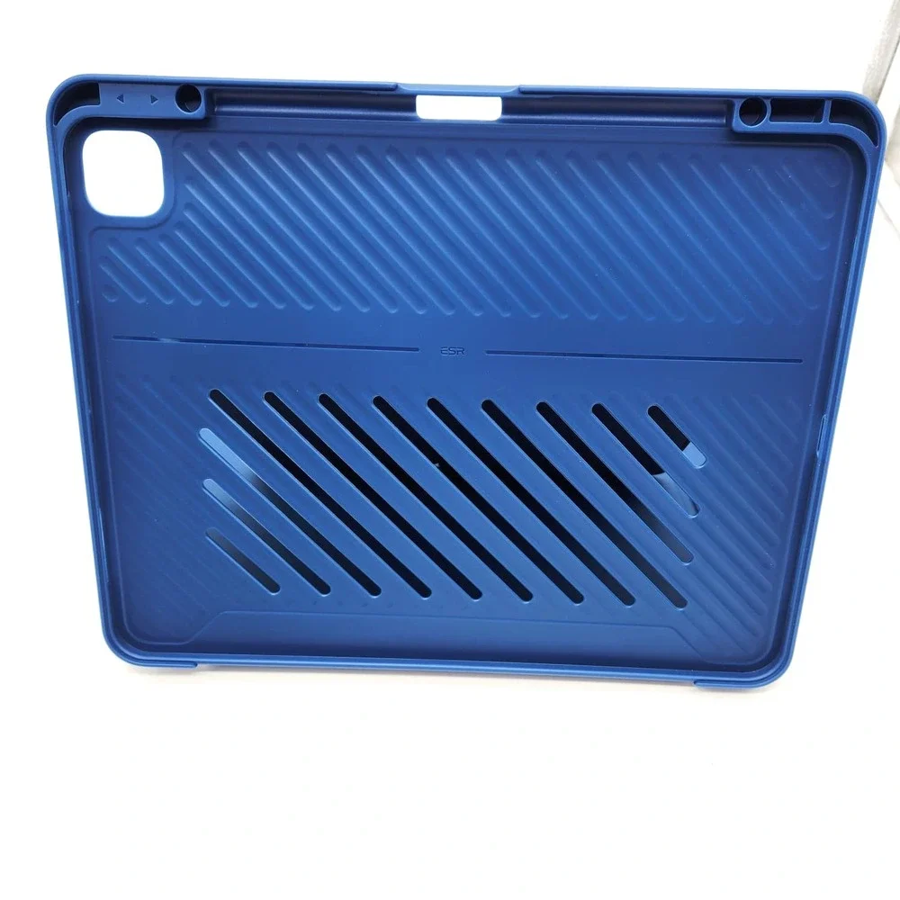 ESR iPad Pro 13 Case M5 M4 Blue Flip Stand Cover Pencil Holder Slim